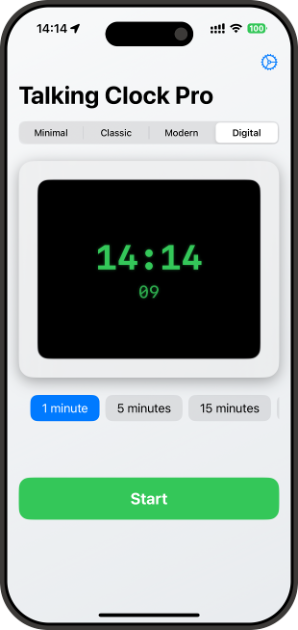 Talking Clock Pro - Your Personal Time Announcer