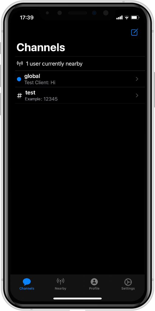 Flight Mode Chat Interface