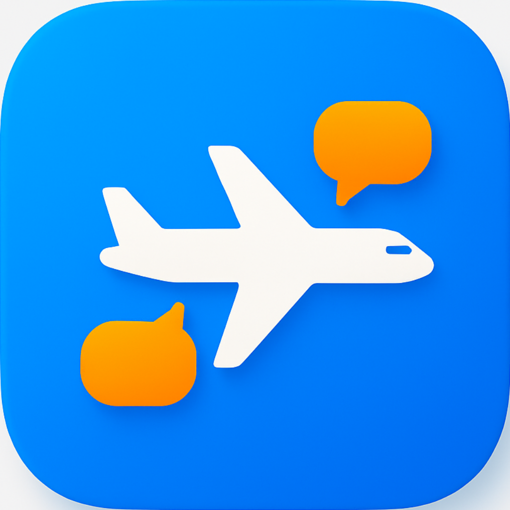 Flight Mode Chat App Icon